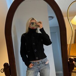 Buffalo David Bitton Black Bomber Jacket